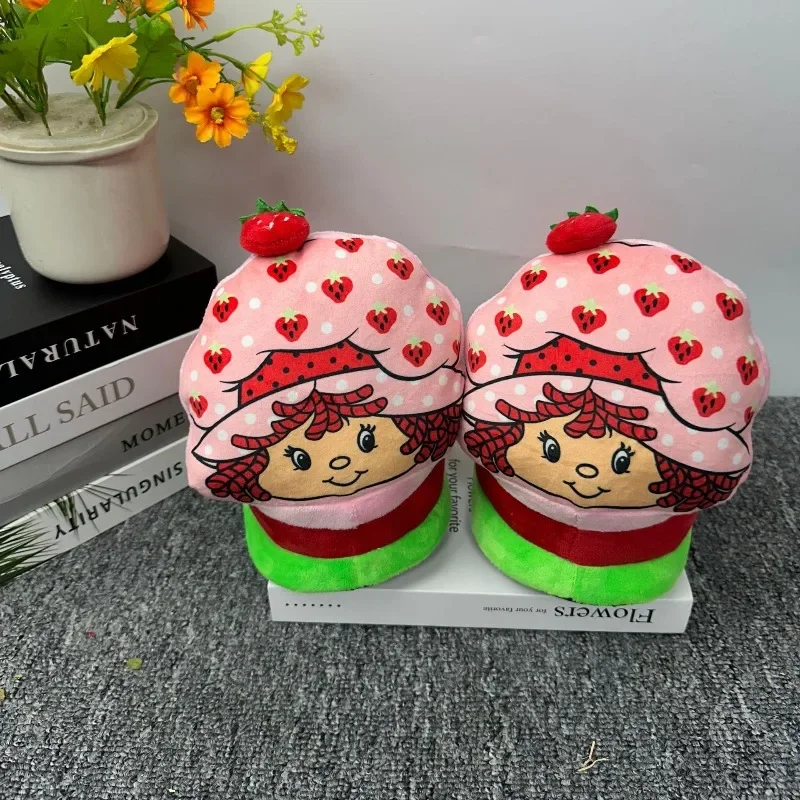 Sandals - 2026 New Strawberry Heart Plush Slippers