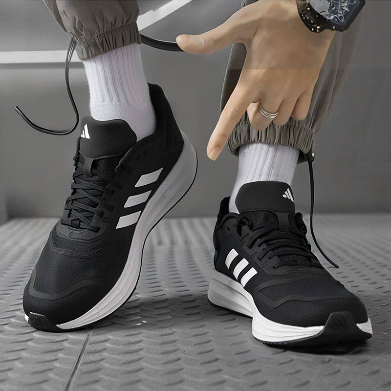 Adidas KJ4020 Mens Athletic Tr - Knit Fabric Lace Up Sneakers 评论和价格